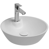 Раковина Isvea SistemaY Soft 10SY65045SV-2L накладная, Ø45 см, Белый матовый