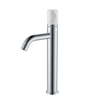 Смеситель для раковины Boheme Stick 122-CR-MR-W Хром Белый