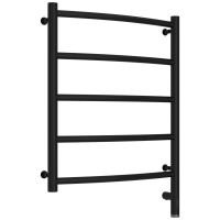 Полотенцесушитель электрический 600x500 черный матовый МЭМ правый Сунержа Галант 3.0 31-5801-6050