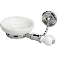 Мыльница Stil Haus Nemi N09(39) настенная, хром/белый