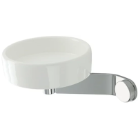 Мыльница Stil Haus Buket BK09(08-BI) настенная, хром/белый