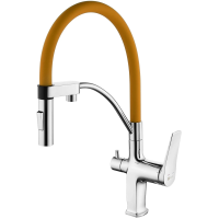 Смеситель для кухни с подключением к фильтру Lemark Comfort LM3074C-Orange
