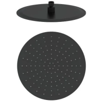 Верхний душ Wonzon & Woghand WW-88DP04-MB 300 мм, черный матовый