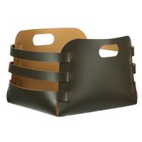 Корзина ADJ Riga 9687.55/40 прямоугольная, 27x36xH25 см, оливковый/горчичный