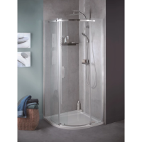 Душевой уголок Jacob Delafon Contra 90×90 L E22R90L-GA профиль хром, стекло прозрачное