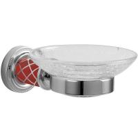 Мыльница Boheme Murano 10903-R-CR настенная, хром рубиновый