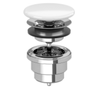 Донный клапан для раковины Villeroy & Boch 68350001 альпийский белый