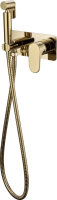 Гигиенический душ со смесителем Boheme Spectre 457-G Золото