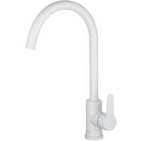 Смеситель для кухни WONZON & WOGHAND, Белый матовый (WW-AE4554-MW)