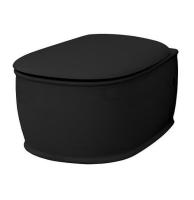 Унитаз Artceram Azuley AZV001 03 00, подвесной, без сидения, Glossy Black