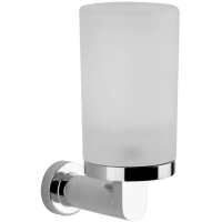 Стакан для зубных щеток Gessi Emporio 38809#031 настенный, сатинированное стекло, цвет хром