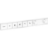 Термостат для 5 потребителей Hansgrohe RainSelect 15384700, белый матовый