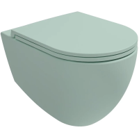 Унитаз подвесной Isvea Infinity 10NF02001SV-2T безободковый, мятный матовый