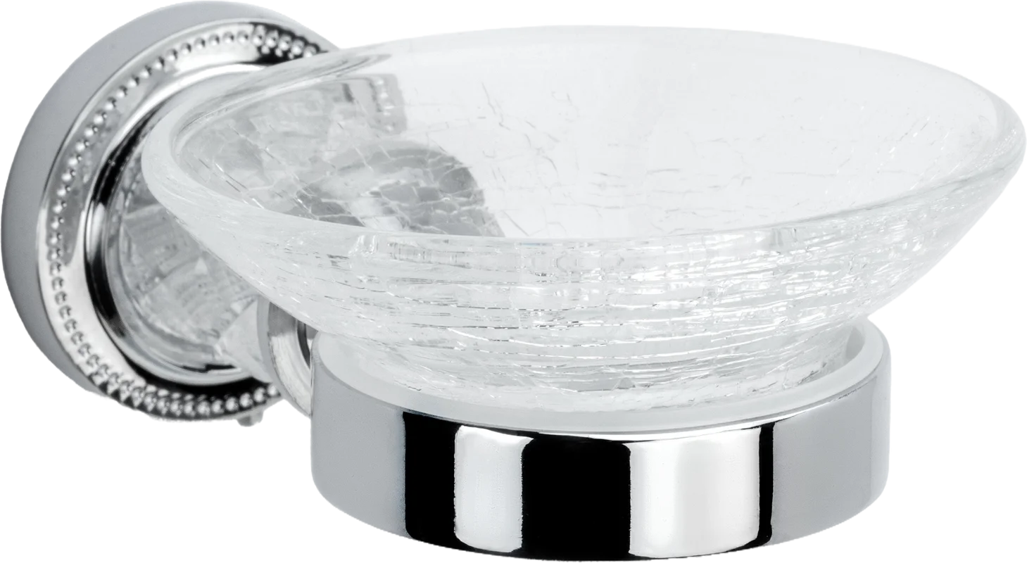 Мыльница Boheme Murano Cristal 10903-CRST-СH хром