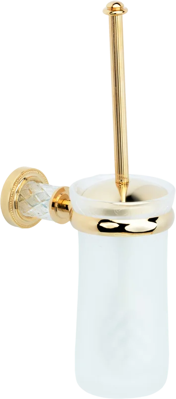 Ёршик для унитаза Boheme Murano Cristal 10913-CRST-G золото