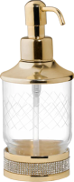 Дозатор для мыла Boheme Royal Cristal 10929-G Золото