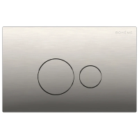 Кнопка смыва Boheme 668-NB для инсталляции, никель матовый