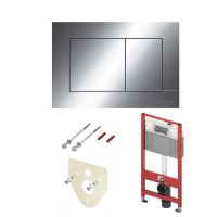 Система инсталляции для унитазов TECE Now 9400412 4 в 1 с кнопкой смыва