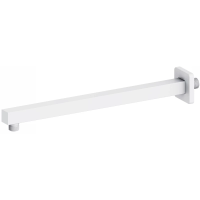 Кронштейн для верхнего душа Wonzon & Woghand WW-SA10-40-WM 400 мм, настенный, белый матовый