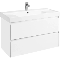 Тумба под раковину Roca Ona A857616509 98,5 см, подвесная, белый матовый