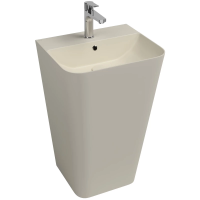 Раковина Isvea Sott'Aqua 10SQ37001SV-2K напольная,50x42 см, слоновая кость матовый