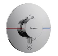 Смеситель Hansgrohe ShowerSelect Comfort S 15562000 для душа, термостатический, встраиваемый, внешняя часть, хром