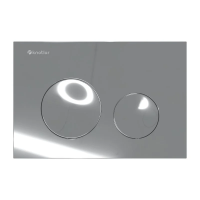 Кнопка смыва для инсталляции Knotlor BIS102C, хром