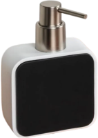 Дозатор для мыла Ridder Amara бело-черный