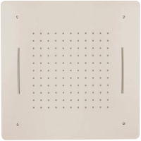 Потолочный душ Boheme 428-NB 600 мм, 2 режима, никель матовый