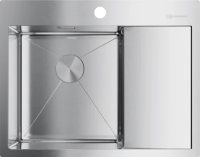 Мойка кухонная Omoikiri Akisame 65-IN-L нержавеющая сталь
