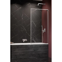 Шторка на ванну Radaway Modo F SL Brushed Nickel PNJ II 50 Right 10406050-91-01R профиль никель матовый, стекло прозрачное