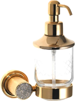 Дозатор для мыла Boheme Royal Cristal 10932-G Золото