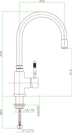 смеситель для кухни fiore xenon 44cr5480