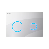 Кнопка смыва AM.PM Touchless Pro I0450B01 для инсталляции, пластик, стекло, белая глянцевая