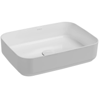 Раковина Isvea Infinity 10NF65050SV-2L накладная, 50x36 см, Белый матовый