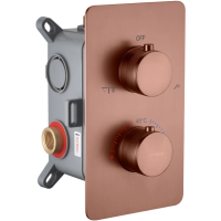 Термостат для ванны Boheme Cell 134-2-BRB встраиваемый, бронза матовая