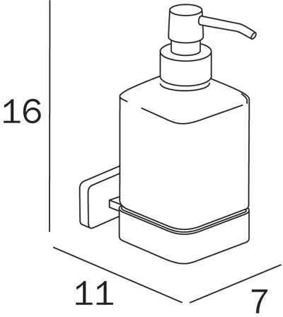 Дозатор для мыла Inda Lea A18120DR21 золото