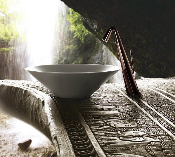 смеситель для раковины gessi cono 
 45003#030 медь pvd