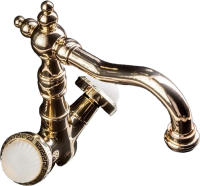 Смеситель для раковины Boheme Satine 292-ST Золото