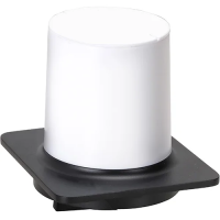 Дозатор для мыла Bemeta Organic Black 167109260 матовый черный, белый