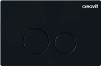 Кнопка смыва Creavit Terra GP9002.01 черная матовая