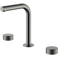 Смеситель для раковины Boheme Stick Spirale 152-GM.4 графит матовый