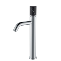 Смеситель для раковины Boheme Stick 122-CR-MR-B Хром Черный