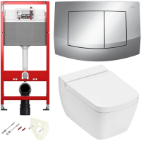 Комплект подвесной унитаз + система инсталляции Tece TECEbase 9400405.WC2