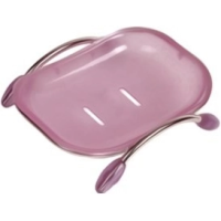 Мыльница D-Lin D201705-2 настольная, розовый