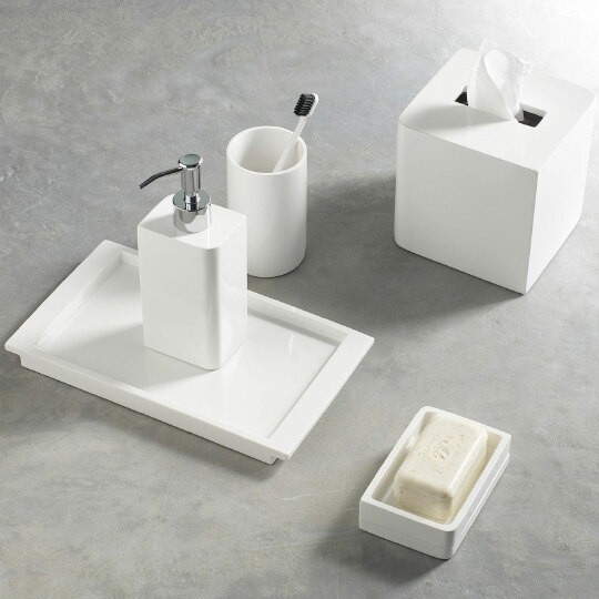 Подставка для предметов Kassatex Lacca White ALA-TR-W