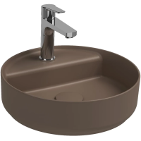 Раковина Isvea Infinity 10NF65042SV-2H накладная, Ø42 см, коричневый матовый