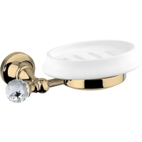 Мыльница Cezares Olimp OLIMP-SOD-02-Sw настенная, бронза, swarovski