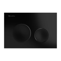 Кнопка смыва для инсталляции Knotlor BIS102BL, черный
