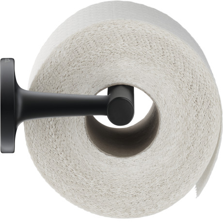 Держатель туалетной бумаги Duravit Starck T 0099374600 настенный цвет черный матовый